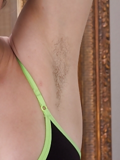When Hairy Chick Candy Smith Is Working Alone, She Enjoys To Get Comfy