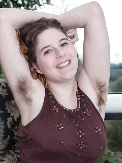 Eleanor Rose Is On Her Balcony Wearing Black, And Exhibiting Us Her Bushy Pits Early
