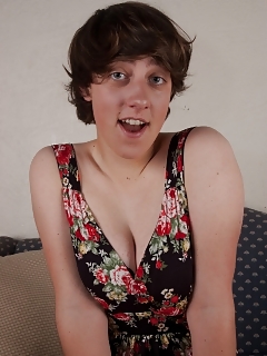 In Her First Appearance Strip, Cassie Smoothly Takes Off Her Sheer Underwear And Busts Out Her Big Natural Boobs And Fluffy Wet Pussy.