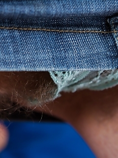 Ella Martin Is Sitting On Her Couch Relaxing