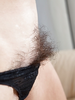 Eva's Lingerie Can't Contain Her Huge Bush