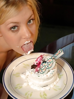 Small Breasts Harlot Leah Luv Goes For A Scene Of Wild Blowing On Her Eighteenth Birthday