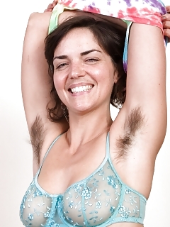 Flexible On Her Black Couch, Katie Z Demonstrates Her Feet And Hairy Hips