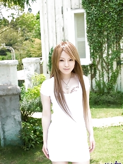 Beauteous Japanese Babe Records Off Her Naked Body Before She Cloths Up For Nude Shooting