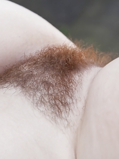 Shy Morning Tea In The Backyard Easily Turns Into A Raunchy Masturbating Therapy When Jenny Davies Rubs Her Unshaved Pussy On The Party Table.