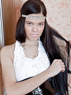 Bonny Is A Hot Girl With A Hairy Little Passion Hiding Under Her Miniskirt