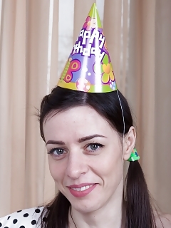 Maria Rosa Is Celebrating Her Birthday With A Pie
