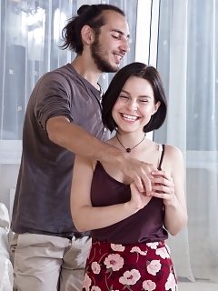 Ole Nina Just Finished Her Manicure, But Her Man Asks Hot Fuck