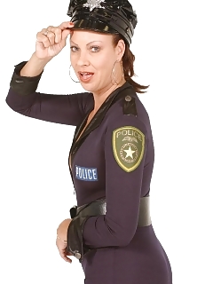 Hot Mature Vanessa Videl Posing In A Appealing Outfit And Unbuttons It To Exhibit Her Tatas