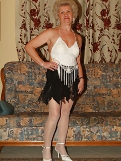 Old And Dirty Milfs Francesca And Erlene Lesbian Out And Share A Sex Toy To Fuck Into Their Caves