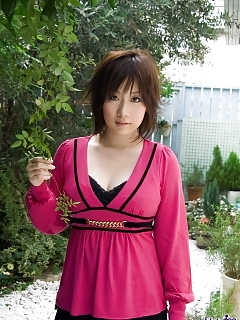 Big Boobed Asian Puss In Good Mood As She Is Expressing Off Her Nubile Body