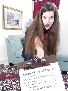 Ivy Addams Is Sitting At Her Desk Having Fun Her Tea