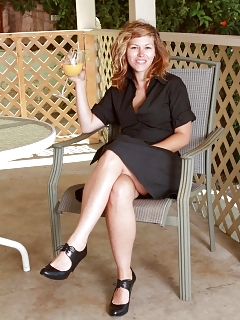 She May Look Like She Just Came From A Funeral, But This Unshaved Babe Is Definitely Just Ready To Play