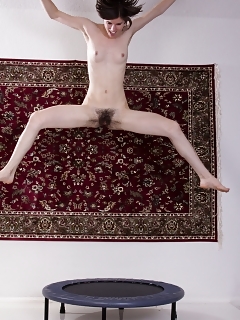 When Hairy Lady Kiyoko Decides To Get Her Blood Rushing, She Does So With Workout