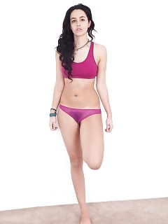Sophie Smith Likes Staying Fit, So She Does Her Workout For The Cam