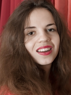 Fiorella Is Flexible In Her Red Dress And Nylons