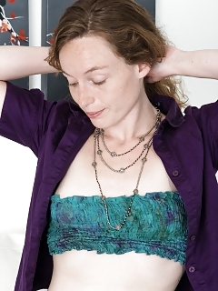 Ana Molly Is Flawless In Purple And Very Shy