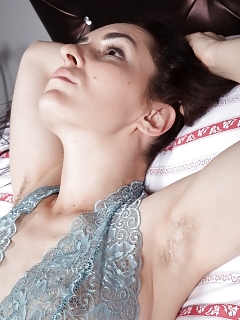 Di Devi Wakes Up In Bed And Is In Her Blue Undie