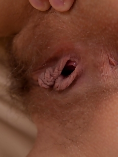 Beata Hairy Pussy Spread