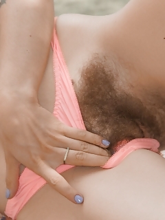 Kristinka Is Public And Enjoying Forest