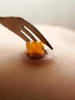 Nice-looking Asian Sexie Is Weared Nice Enough To Munch Pussy Fruit Sunday