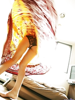 Sexy Reina Is Exploring Off Her Appealing Assets While Awaiting Her Boyfriends Arrival