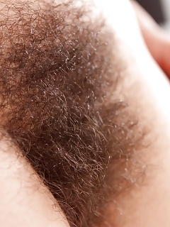 Dressed In Her Little Tender Red Nightie, Bianca Sits Back On Her Bed Room Chair And Pulls Her White Underwear Deep Into Her Hairy Muff And Then Expos