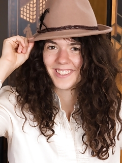 Silki Smith Is Wearing A New Black Hat And Exploring Off Her Sensitive Figure