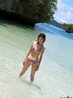 Curious Bikini Coquette Mai Is Nude And Flashing Off Her Luscious Hairy Humpable Pussy