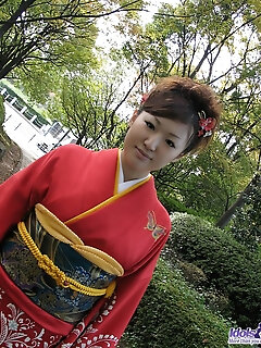 Japanese Chick Aki Proudly Displays Off Her Smooth Body And Hairy Attractive Pussy