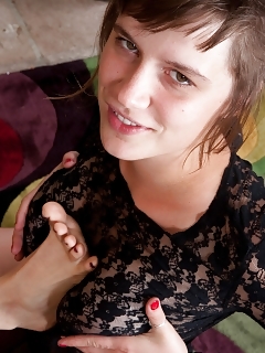 Jane And Jackie Paige Sit On The Floor, Nude And Staring At One Another's Hairy Figures