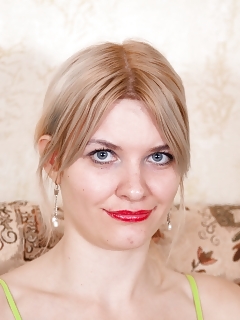 Greta Grace Is Doing Her Exercise On Her Sofa And Then Moves To Stand And Demonstrate Her Body