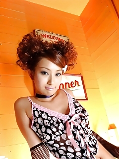 Lovely Naughty Asian Tart Babe Demonstrates Her Smooth Round Ass Up Her Miniskirt