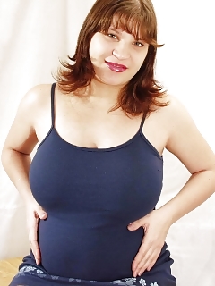 Big Breasted Milf To Be Showcasing Her Hairy Gap