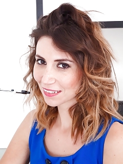 Terri Rose Is Dressing A Delicious Blue Top And Black Undie Underneath