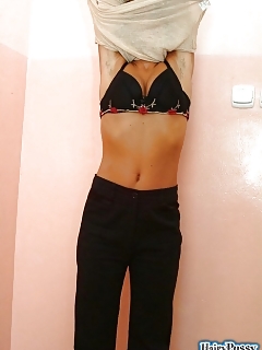 This Teengirl Has Hairy Cunt All Around The Ass And Hips